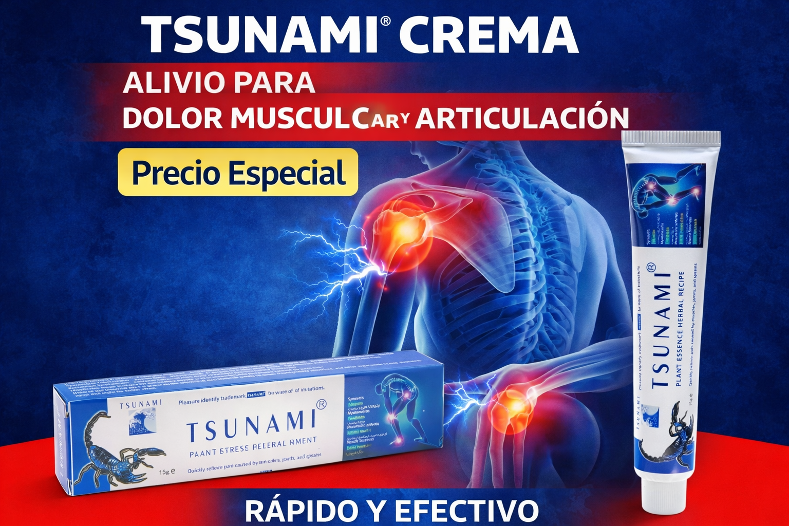 CREMA DOLOR MUSCULAR TSUNAMI