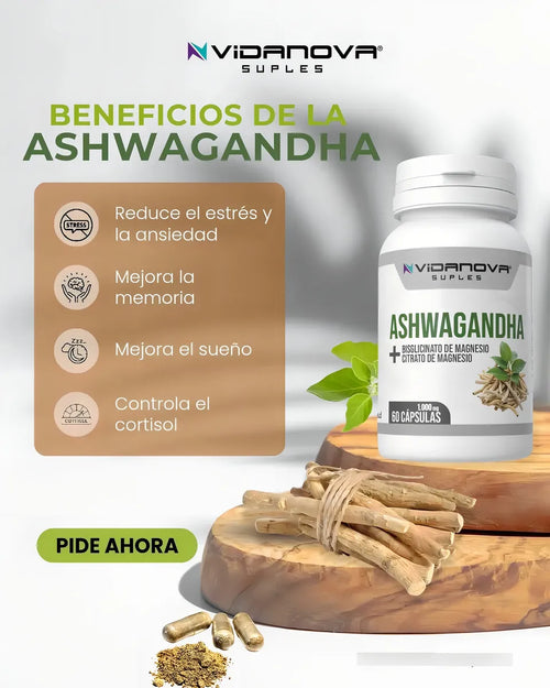 ASHWAGANDHA + MAGNESIO 👏🏼